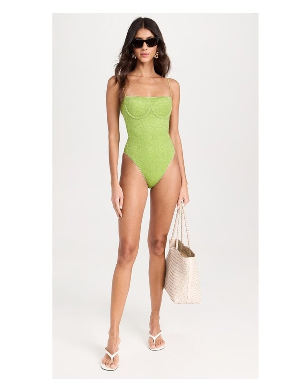 Oseree Lumire Underwired Maillot Swimsuit Sz L $270